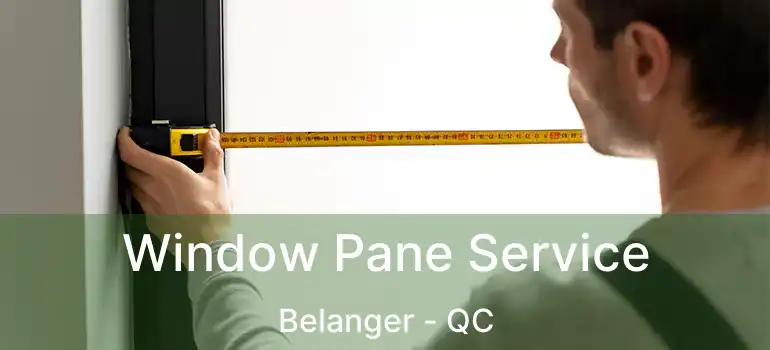 Window Pane Service Belanger - QC