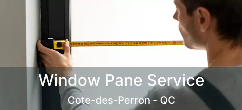  Window Pane Service Cote-des-Perron - QC