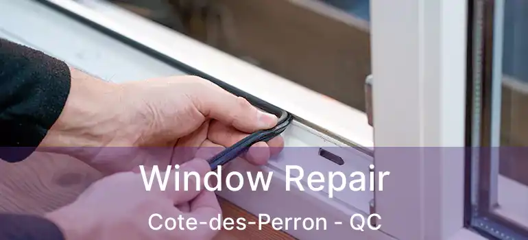  Window Repair Cote-des-Perron - QC