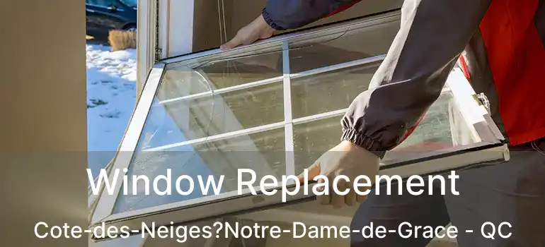  Window Replacement Cote-des-Neiges?Notre-Dame-de-Grace - QC