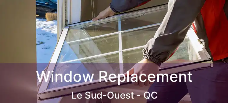  Window Replacement Le Sud-Ouest - QC