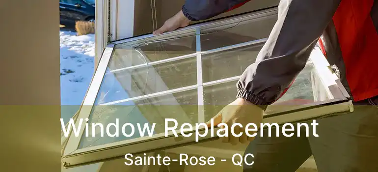  Window Replacement Sainte-Rose - QC
