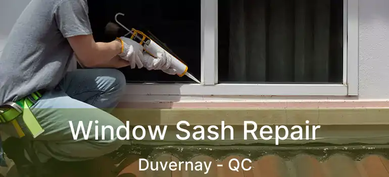  Window Sash Repair Duvernay - QC