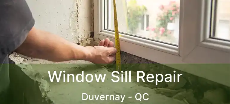 Window Sill Repair Duvernay - QC
