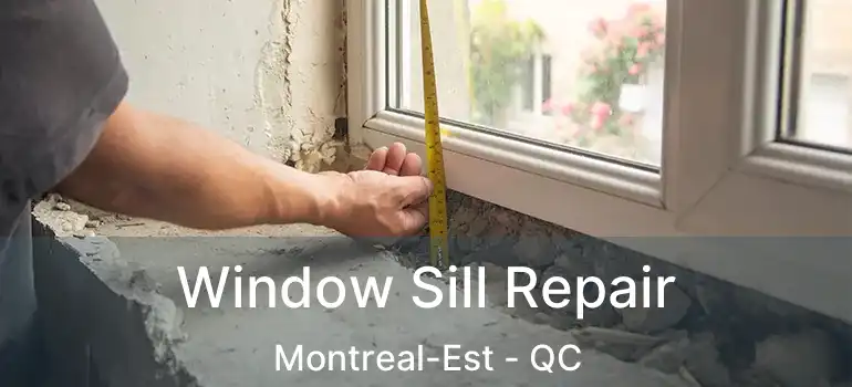  Window Sill Repair Montreal-Est - QC