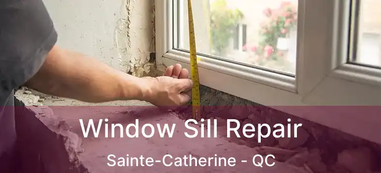  Window Sill Repair Sainte-Catherine - QC