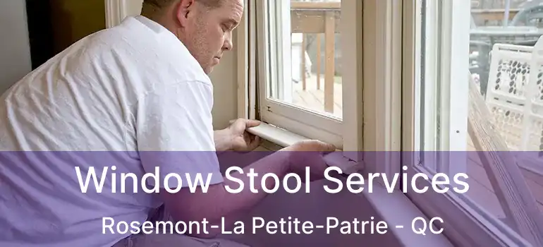  Window Stool Services Rosemont-La Petite-Patrie - QC