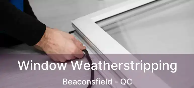  Window Weatherstripping Beaconsfield - QC