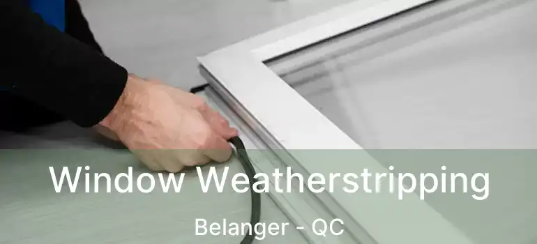  Window Weatherstripping Belanger - QC