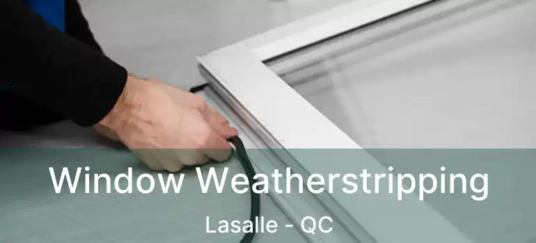  Window Weatherstripping Lasalle - QC