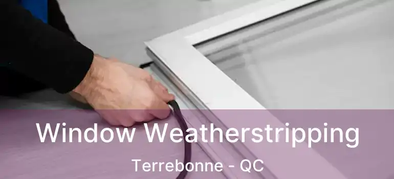  Window Weatherstripping Terrebonne - QC