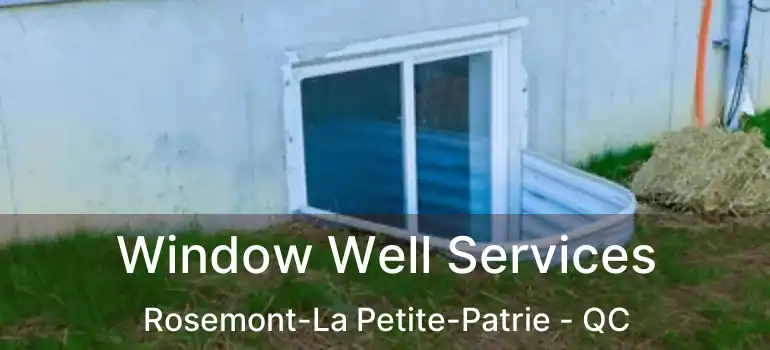  Window Well Services Rosemont-La Petite-Patrie - QC