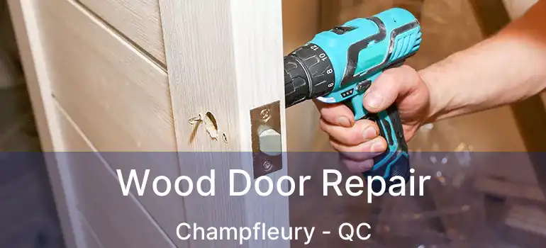  Wood Door Repair Champfleury - QC