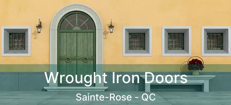  Wrought Iron Doors Sainte-Rose - QC